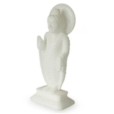 Avel Buddha Blessing of Peace Marble Sculpture - Image 0