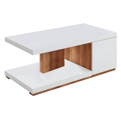 Emilia-Jean Floor Shelf Coffee Table with Storage - Image 0