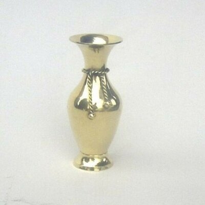 Gold 6" Metal Table Vase - Image 0