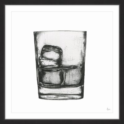 'Bourbon on the Rocks' Framed Painting Print - Image 0