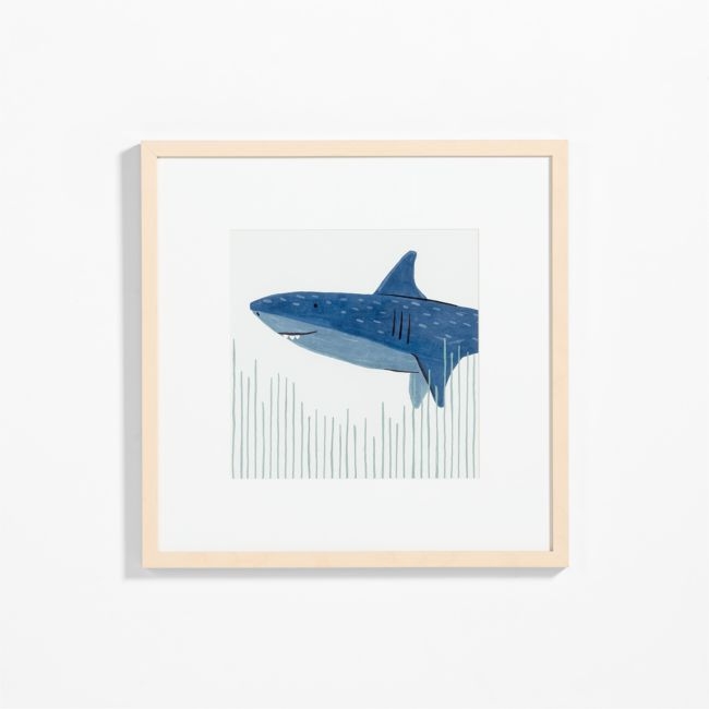 Shark Framed Wall Art Print - Image 0