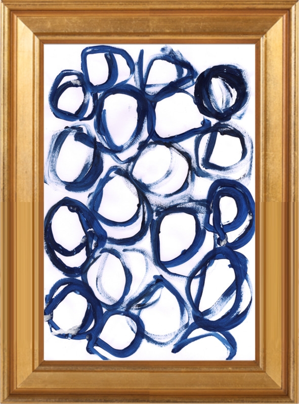 Blue Loops by morioke for Artfully Walls - Image 0