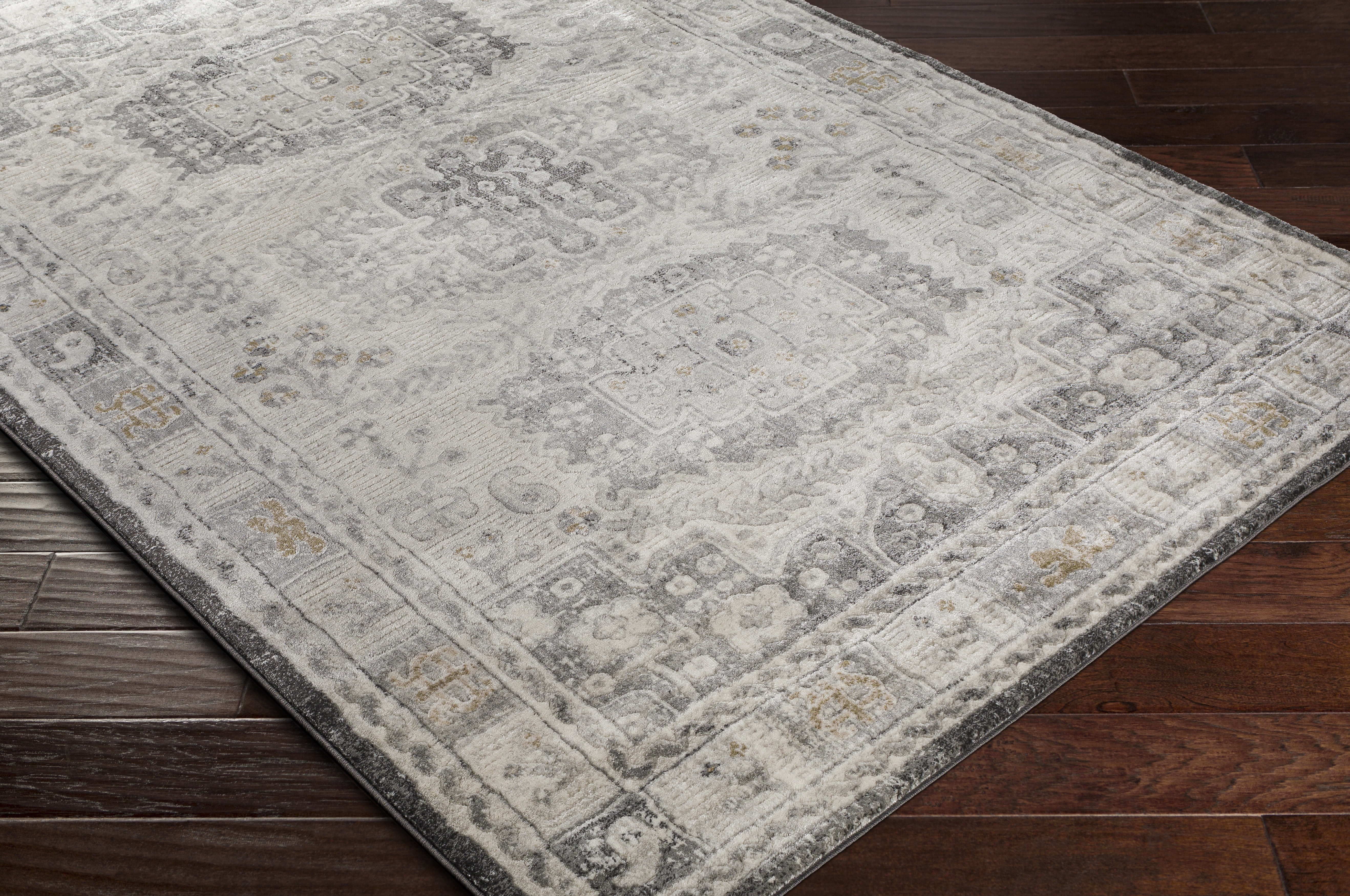 Indigo Gray Indoor 1'11" x 2'11" Machine Woven Rug - Image 5