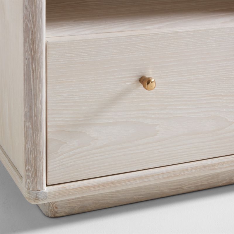 Lafayette 32" Whitewashed Wood Charging Nightstand - Image 5