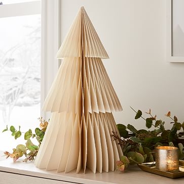 Decorative Paper Trees, Large, Ivory - Image 0