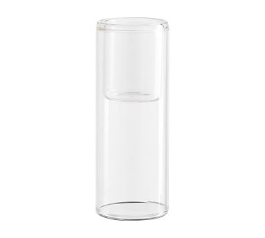 Floating Glass Candleholder, Votive, Medium, 7.75"H - Clear - Image 0