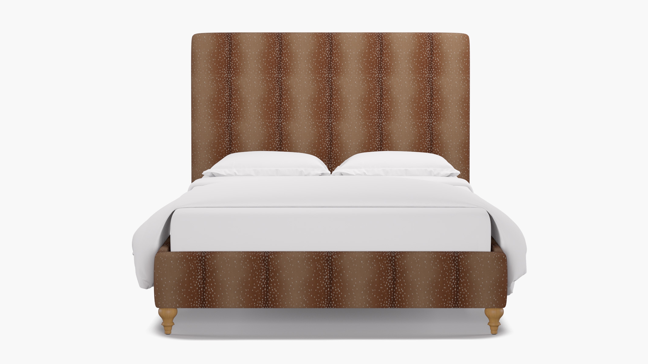 Classic Bed, Antelope, Natural Traditional Turned Leg, Queen - Image 0