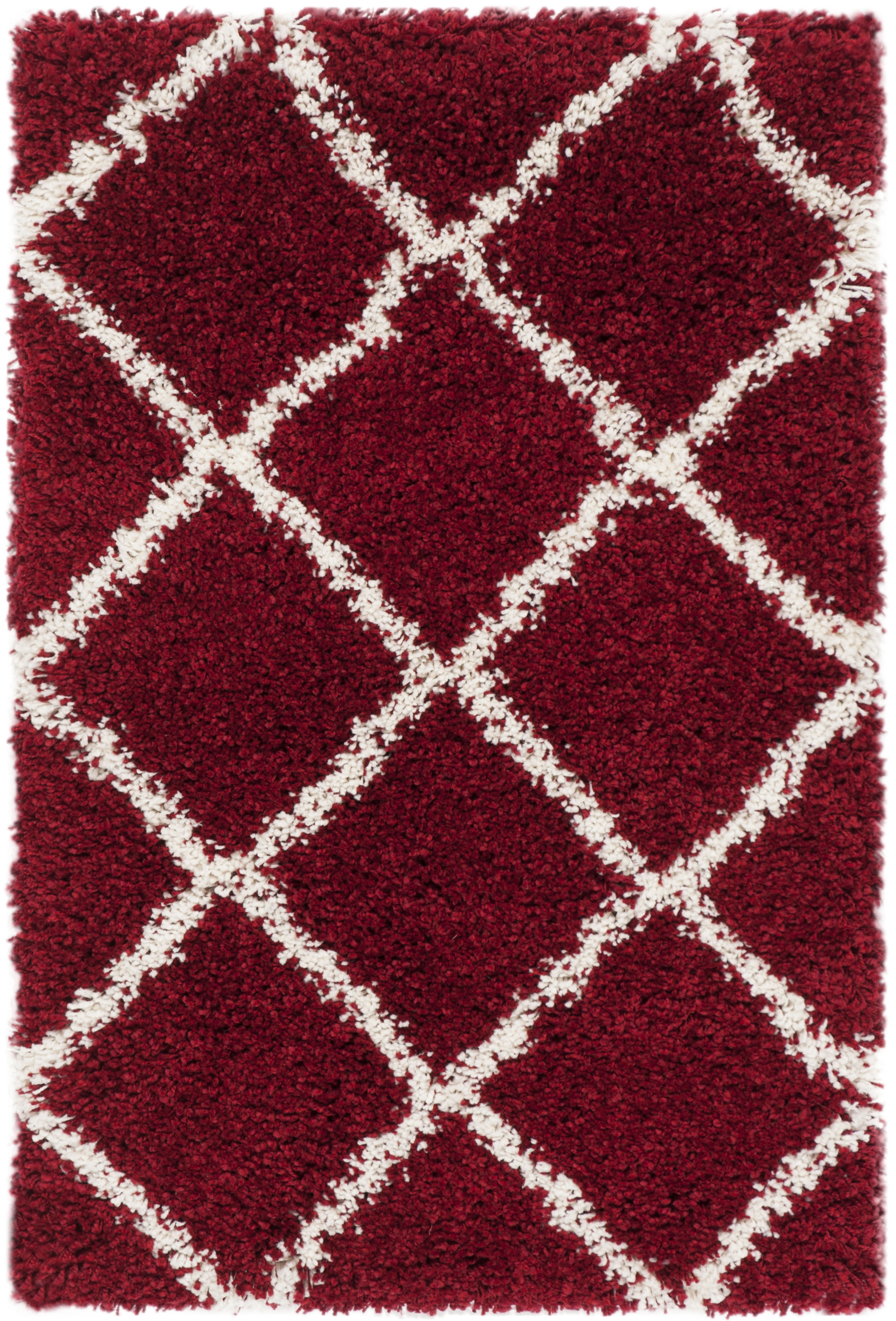 Arlo Home Woven Area Rug, SGH281R, Red/Ivory,  2' X 3' - Image 0