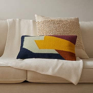Cotton Knit Throw, 50"x60", Natural - Image 3