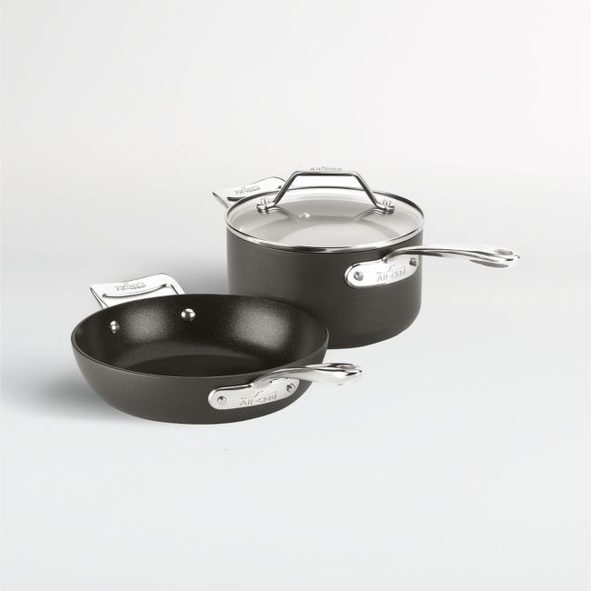 All-Clad ® Essentials Non-Stick 3-Piece Cookware Set - Image 0