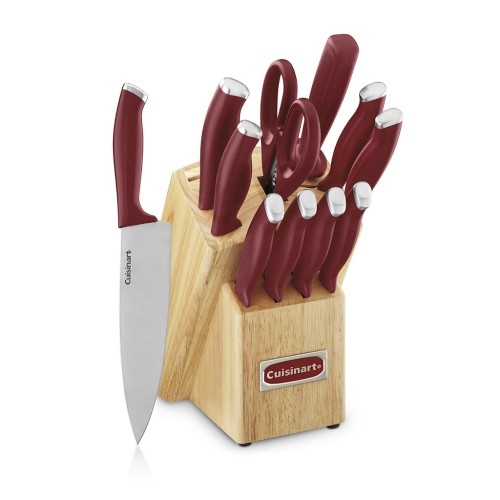 Cuisinart ColorPro Collection 12-Piece Knife Set, Red Handle - Image 0