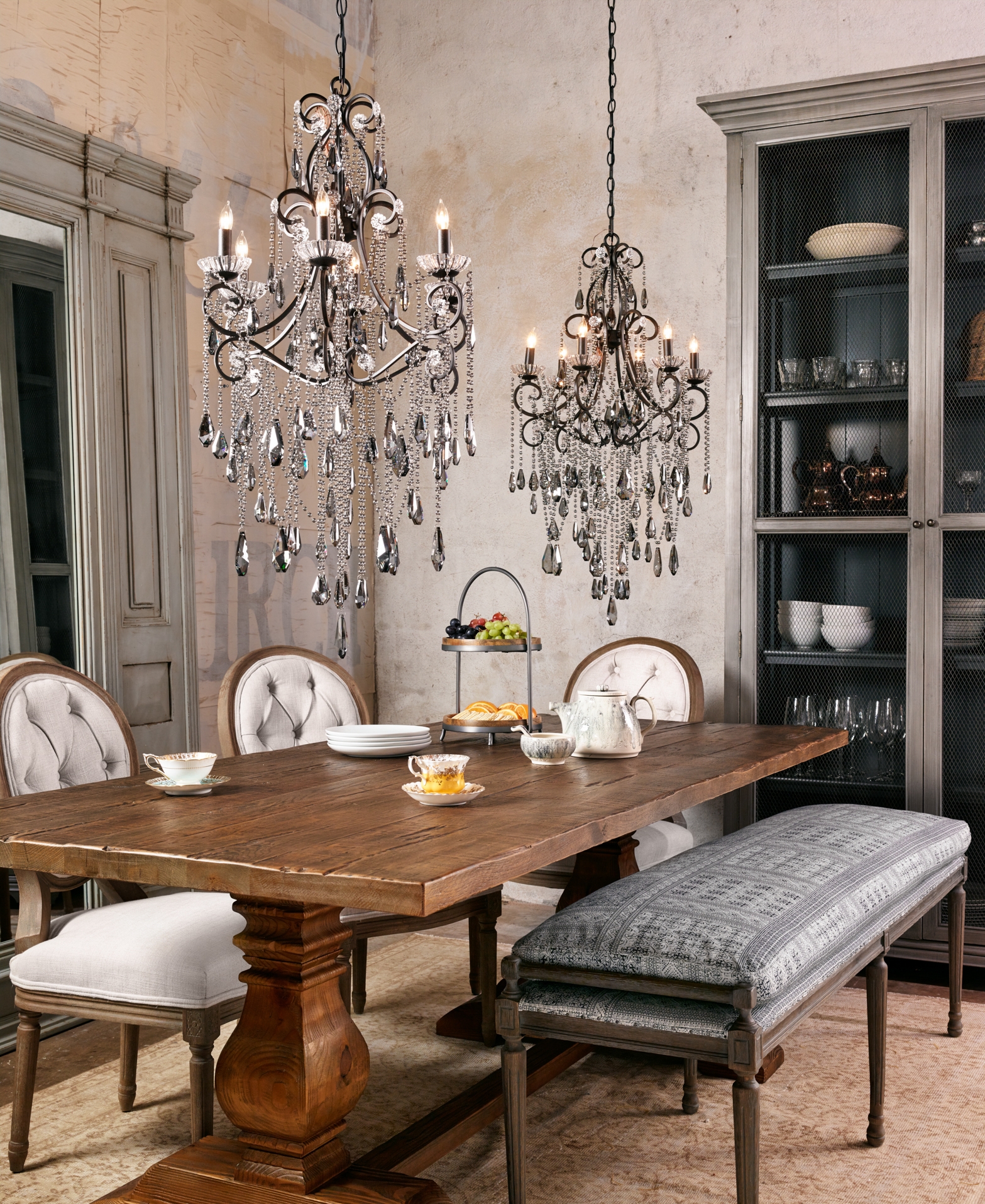 Durham Dining Table 110''-Waxed Blchd Pn - Image 3