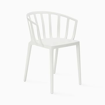 Kartell Venice Dining Chair, Matte White, Set of 2 - Image 1