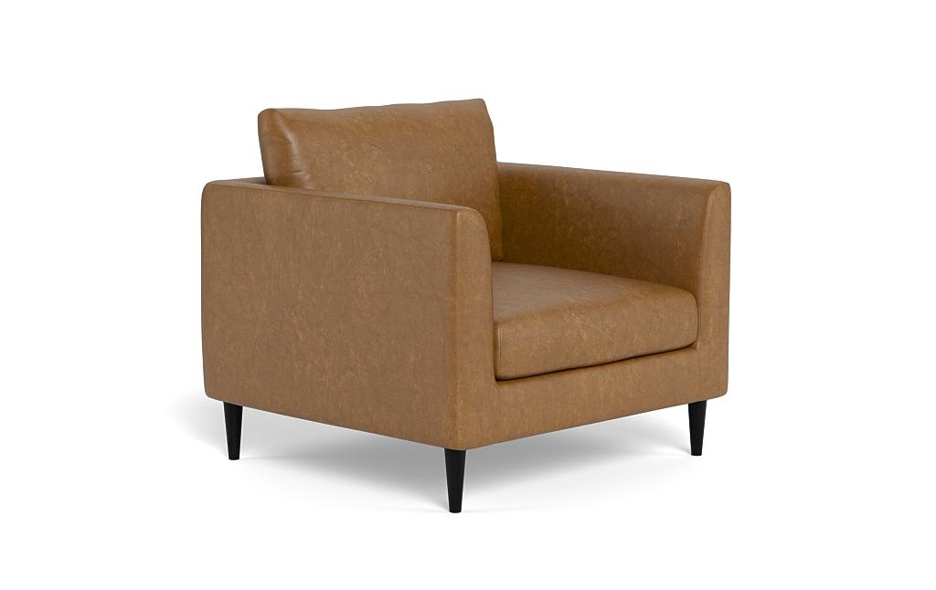 Owens Leather Accent Chair - Image 1