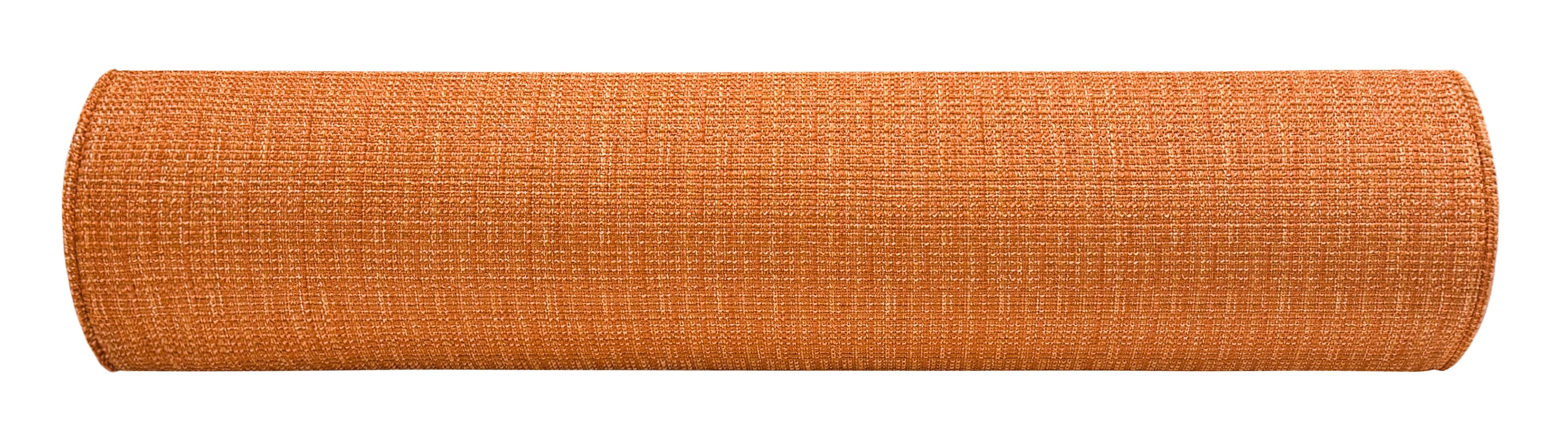 THE BOLSTER :: HEPBURN TWEED // TANGERINE - TWIN // 9" X 24" - Image 2