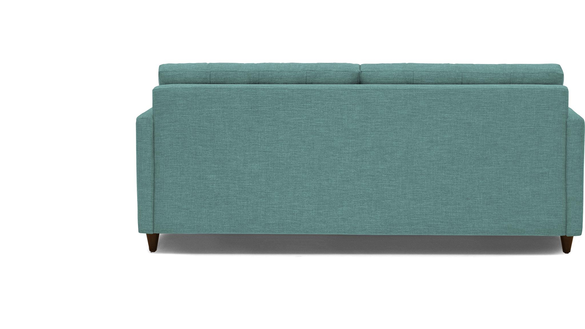 Green Eliot Mid Century Modern Sleeper Sofa - Essence Aqua - Mocha - Foam - Image 4