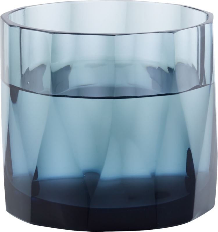 Point Dusty Blue Double Old-Fashioned Glass - Image 8