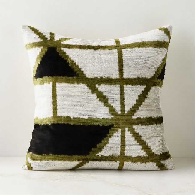 Septime Turkish Silk Throw Pillow Cover 20''x20" - Image 0
