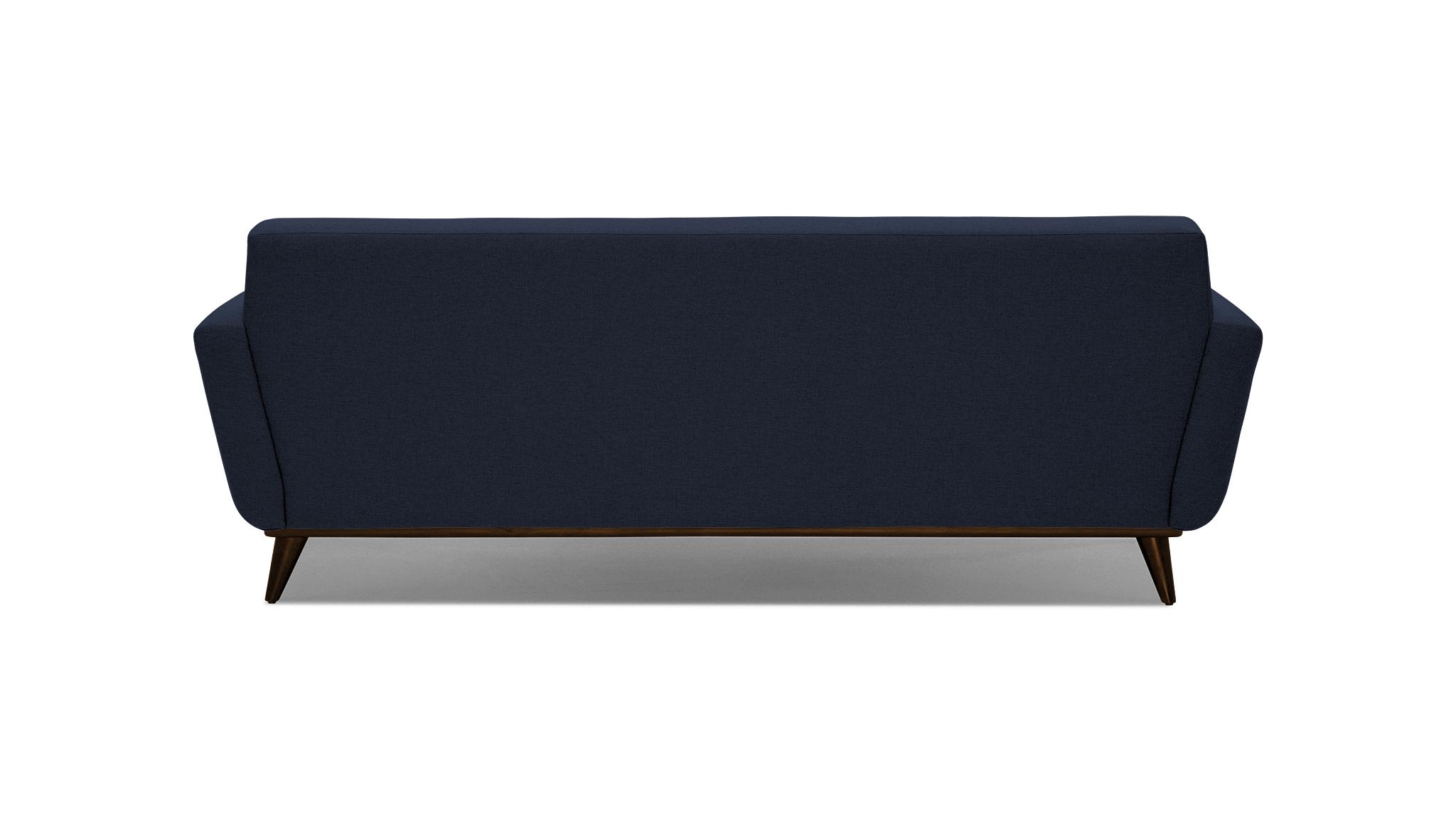 Blue Hughes Mid Century Modern Sofa - Sunbrella Premier Indigo - Mocha - Image 4