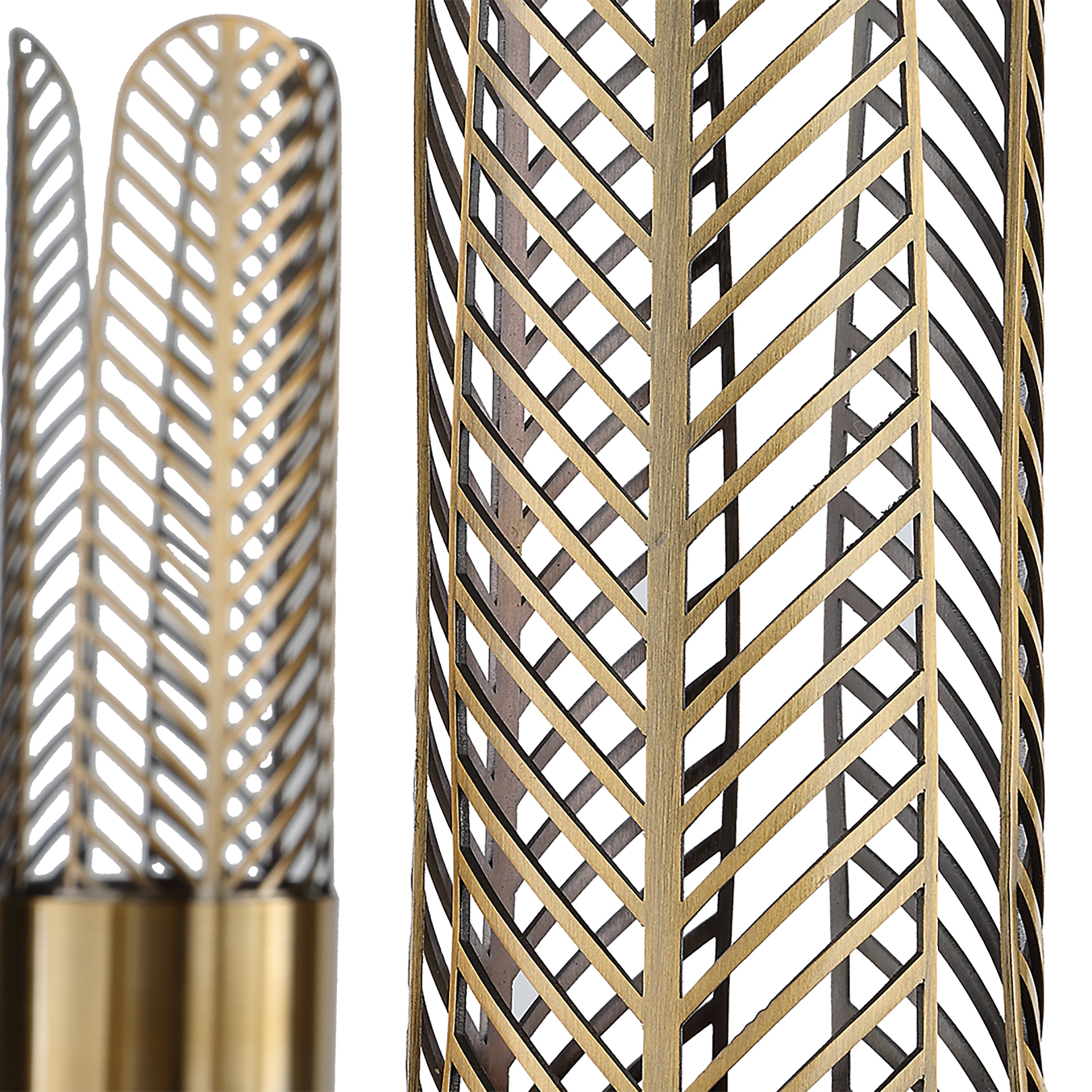 Cret 12 Light Brass Chandelier - Image 2