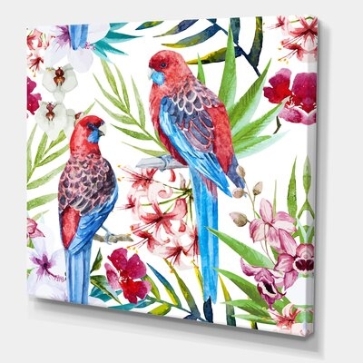 Rosella Bird - Traditional Canvas Wall Art Print - Image 0