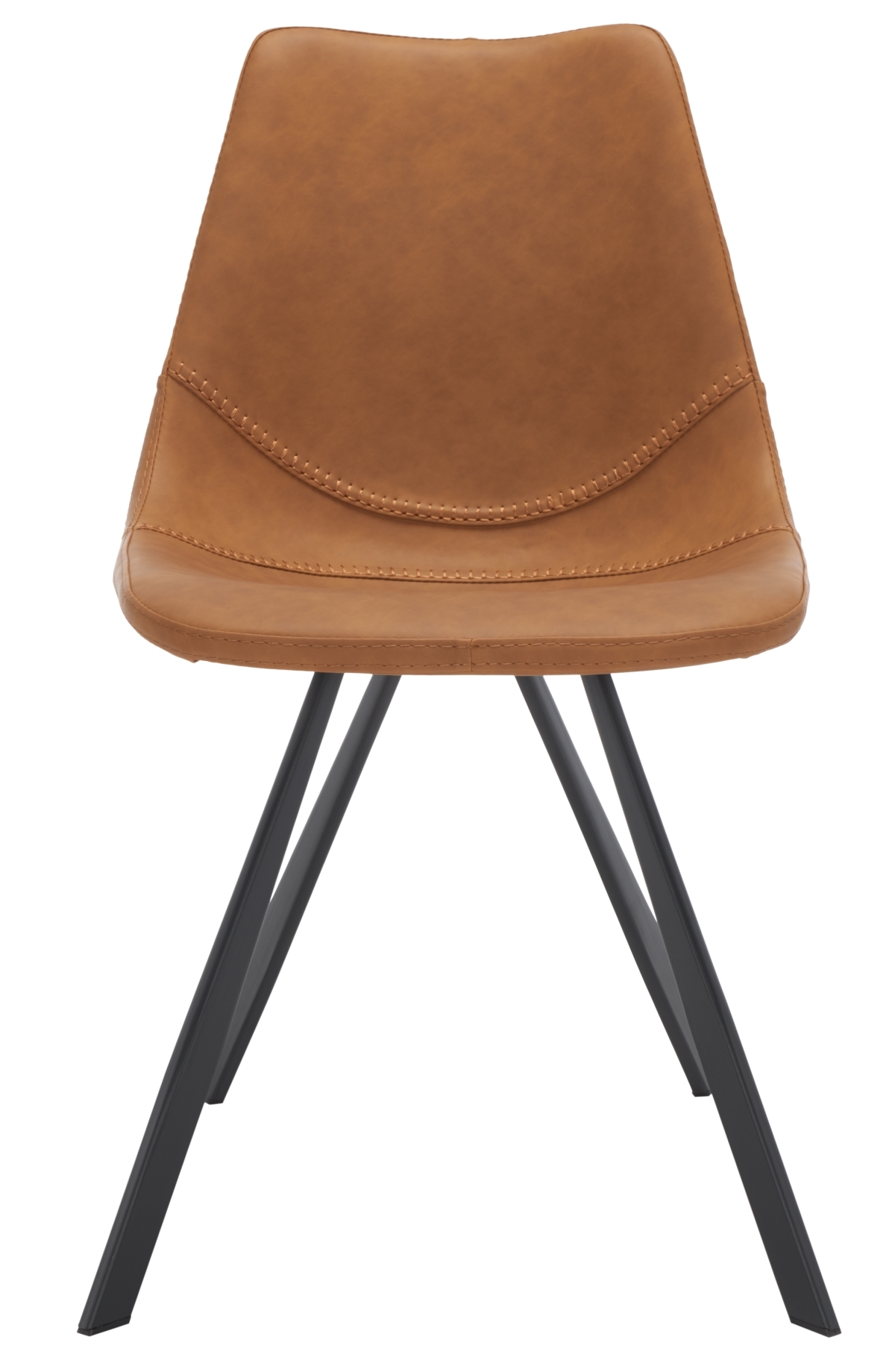 Kayne Dining Chair - Cognac / Black - Safavieh - Image 0