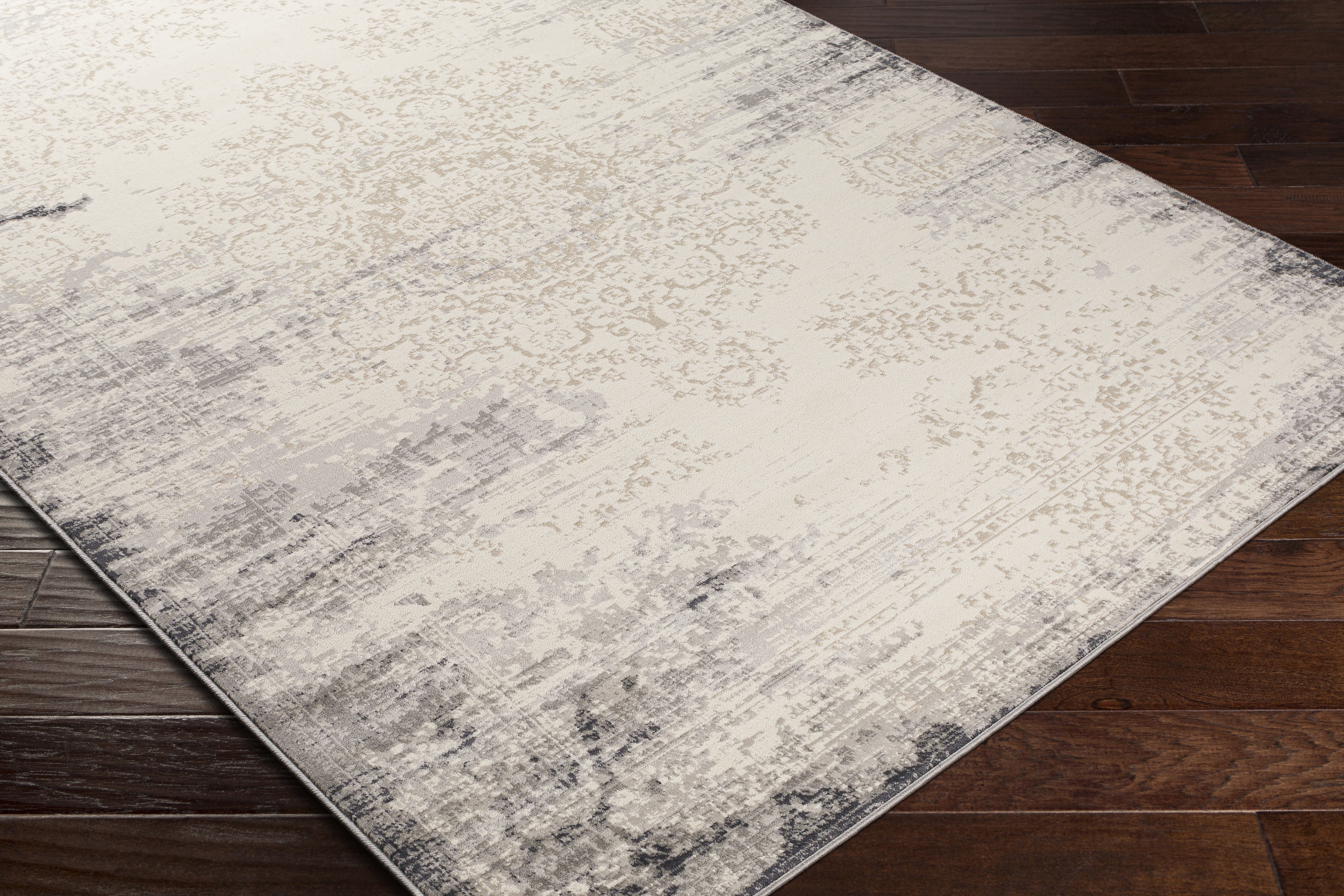 Dublin White Indoor 2' x 2'11" Machine Woven Rug - Image 6