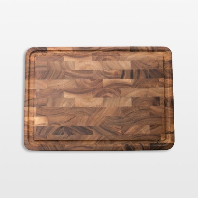 Fox Run Large End-Grain Prep Board with Juice Channel - Image 0