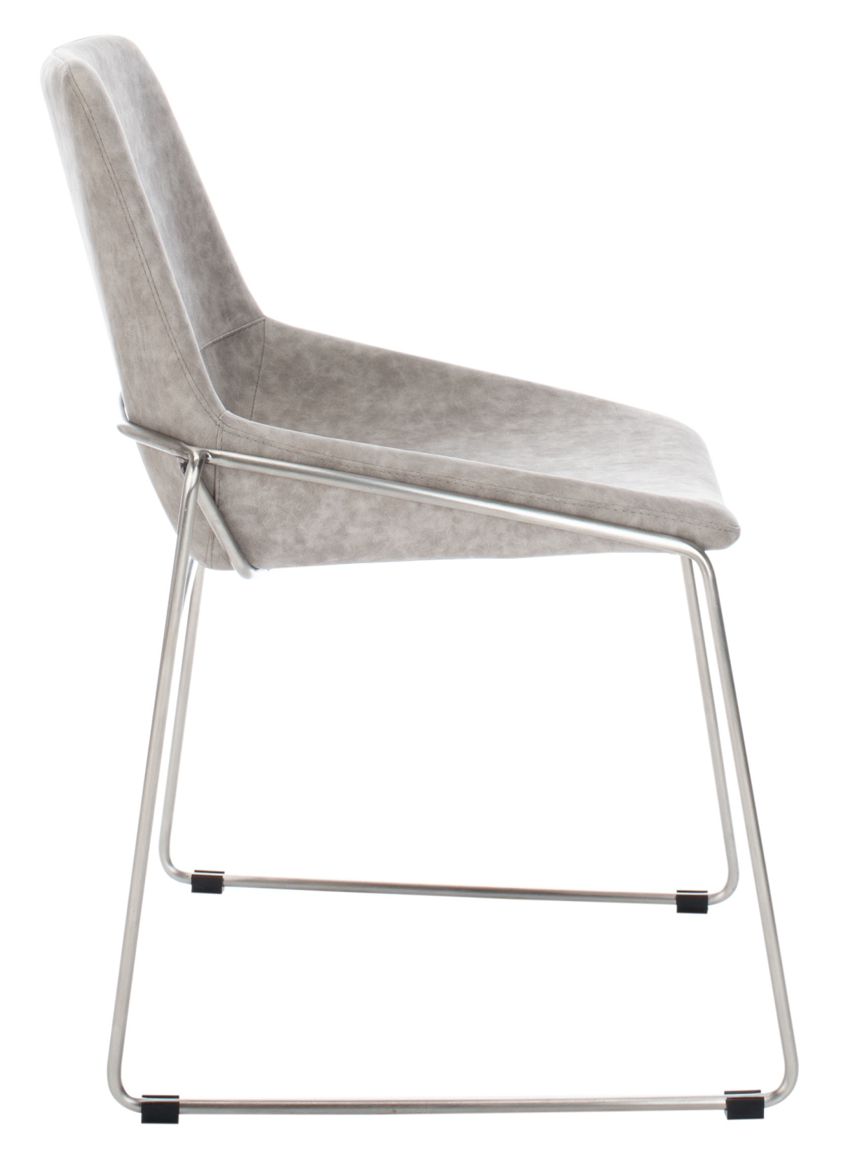 Alexis Mid Century Dining Chair - Stone / Silver - Safavieh - Image 5