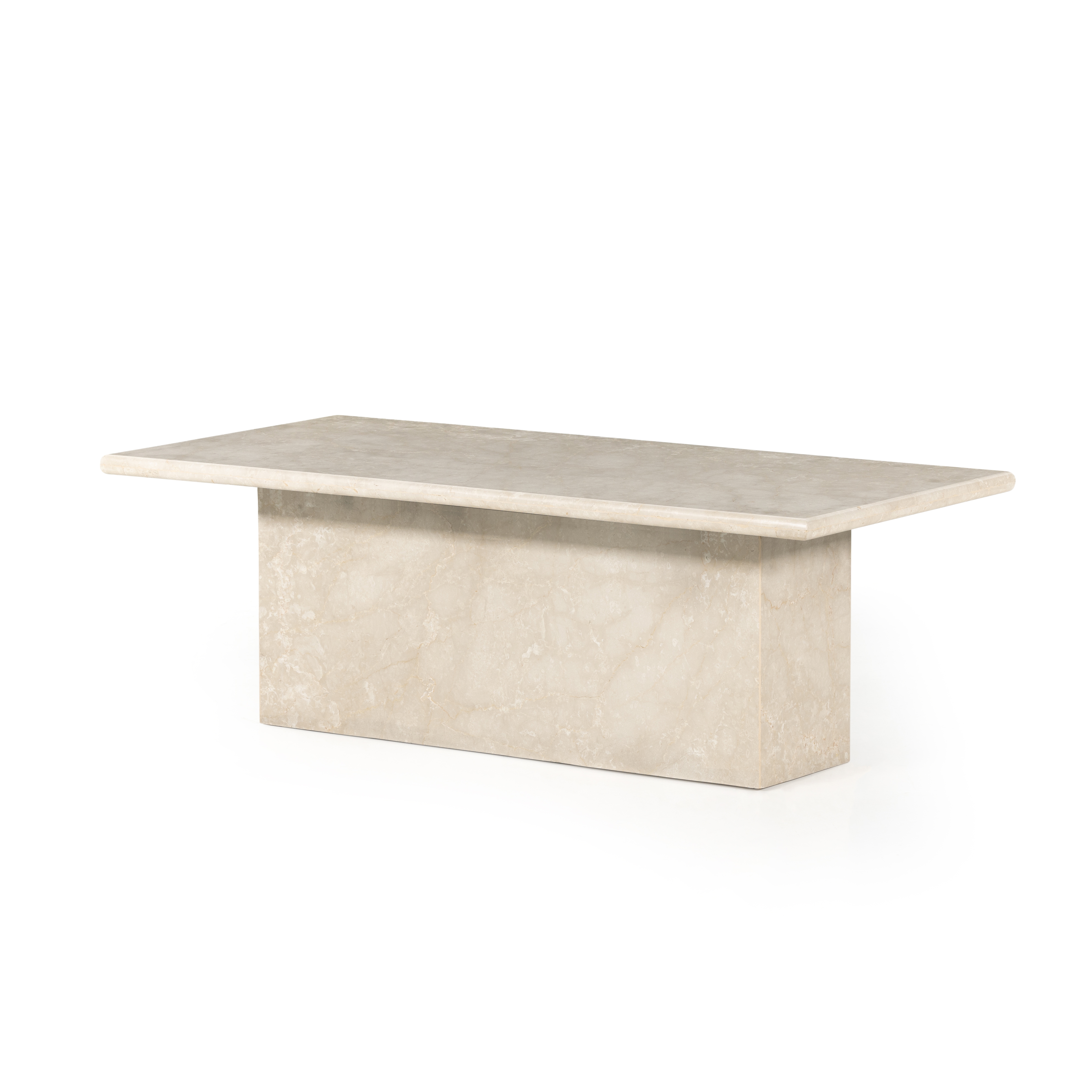 Arum Coffee Table-Cream Marble - Image 0