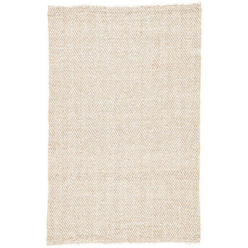 Terre Hand-Loomed Beige Area Rug Rug Size: Rectangle 5' x 8' - Image 0
