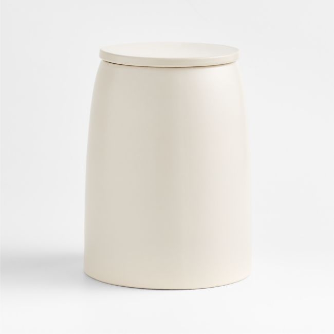 Craft Linen Stoneware 86-oz. Large Canister - Image 0