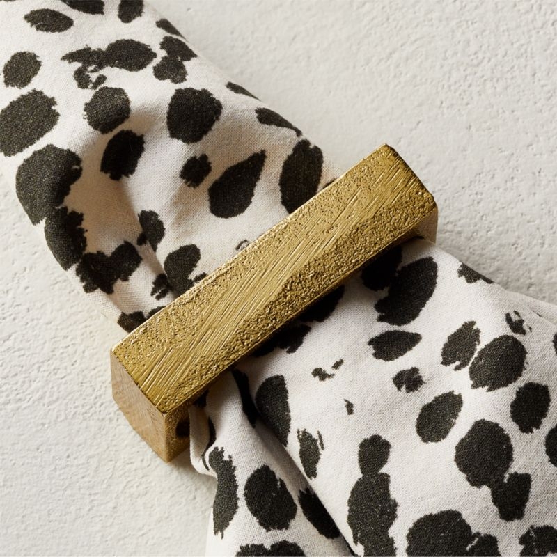 Barre Gold Napkin Rings Set of 8 - Image 1