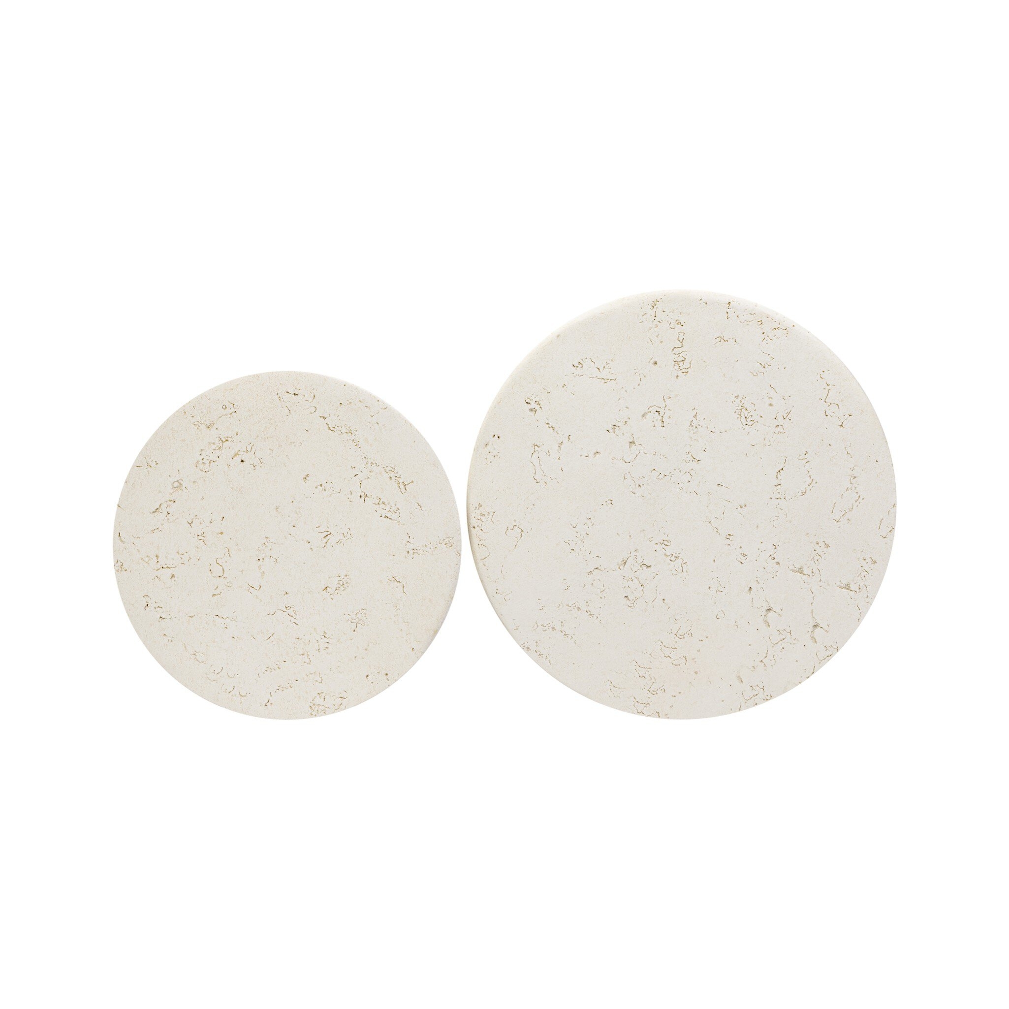 Ramara Outdoor Nesting End Tables - Aged White Concrete - Image 7