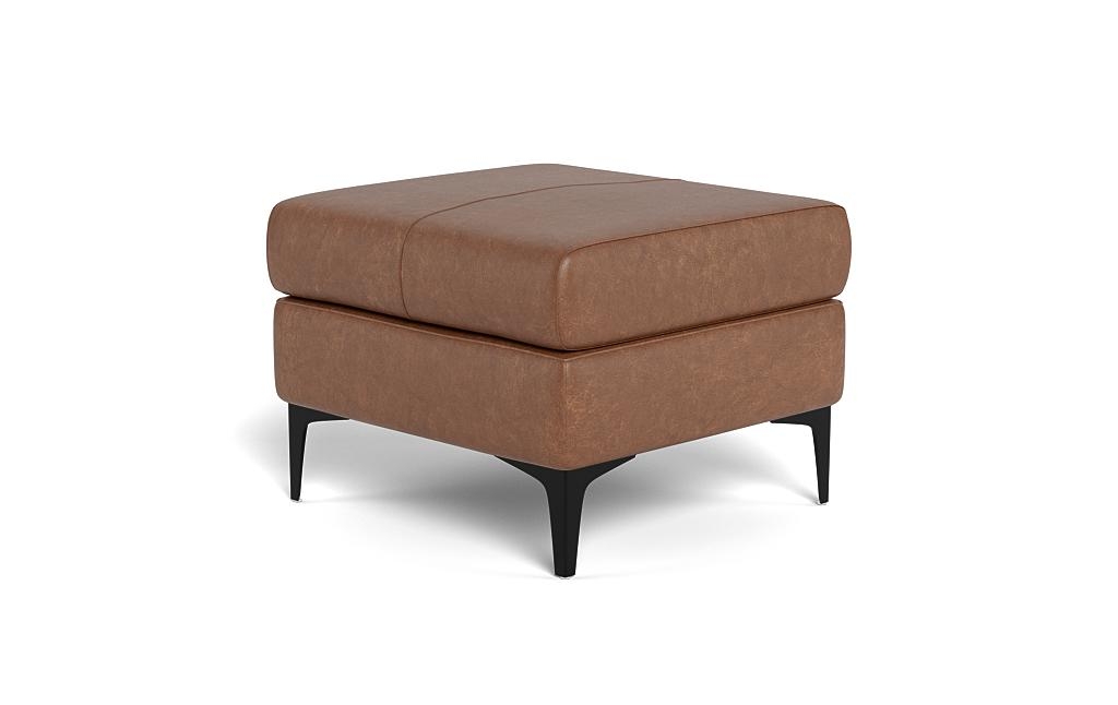 Asher Leather Ottoman  - Image 2
