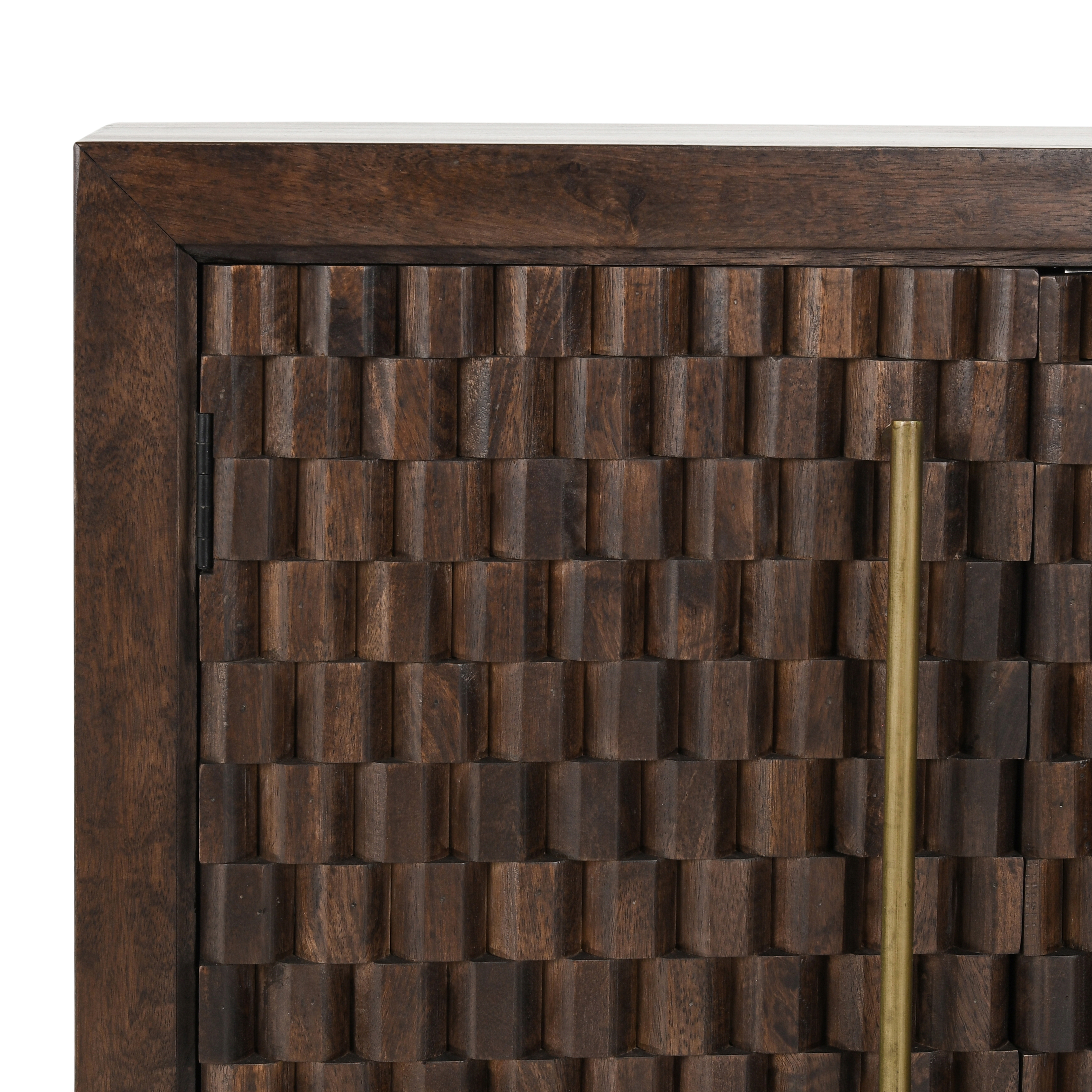 Norwood 4Dr Sideboard Brown - Image 5