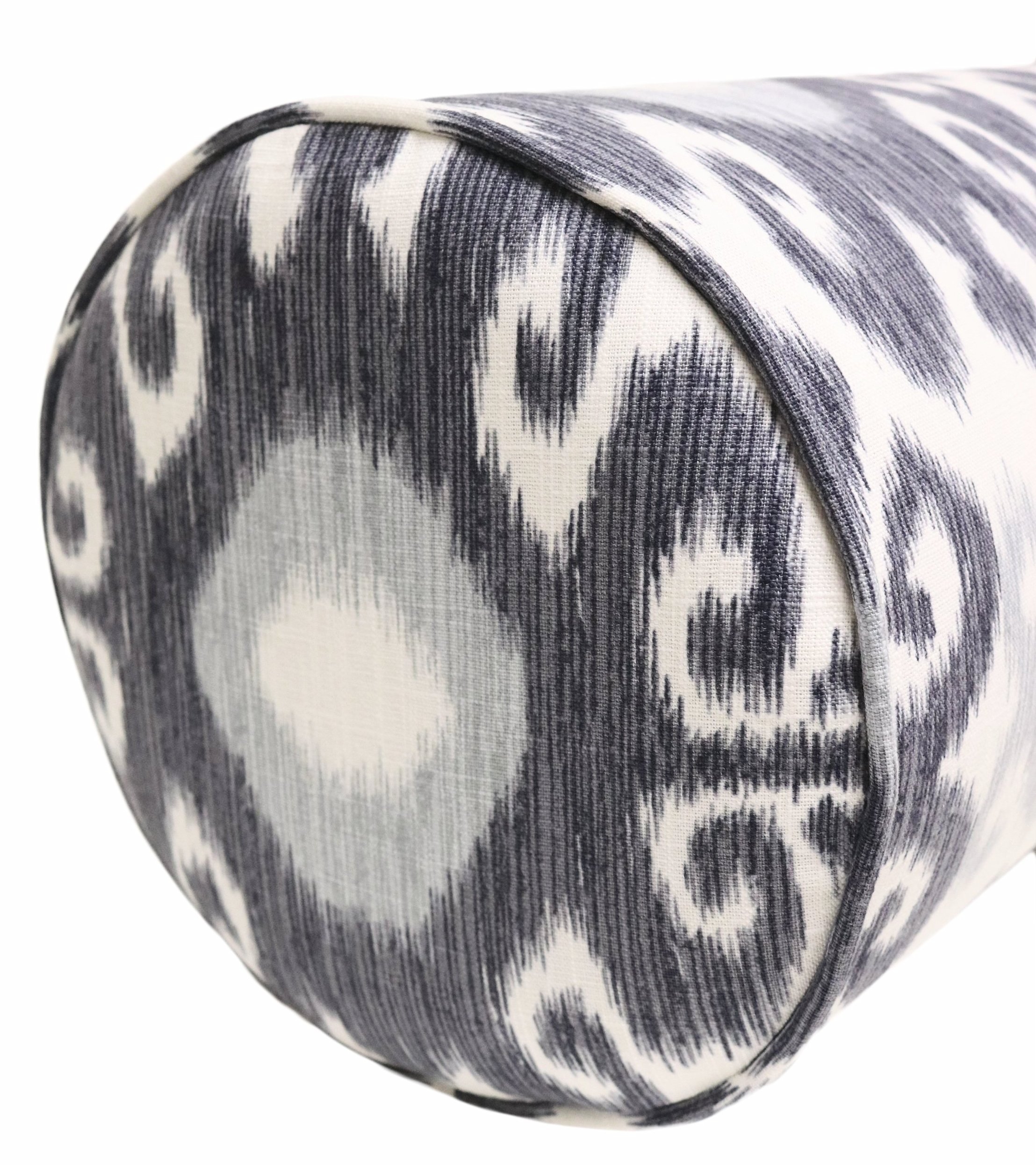 THE BOLSTER :: EAST HAMPTON IKAT // PRUSSIAN BLUE - TWIN XL // 9" X 30" - Image 2