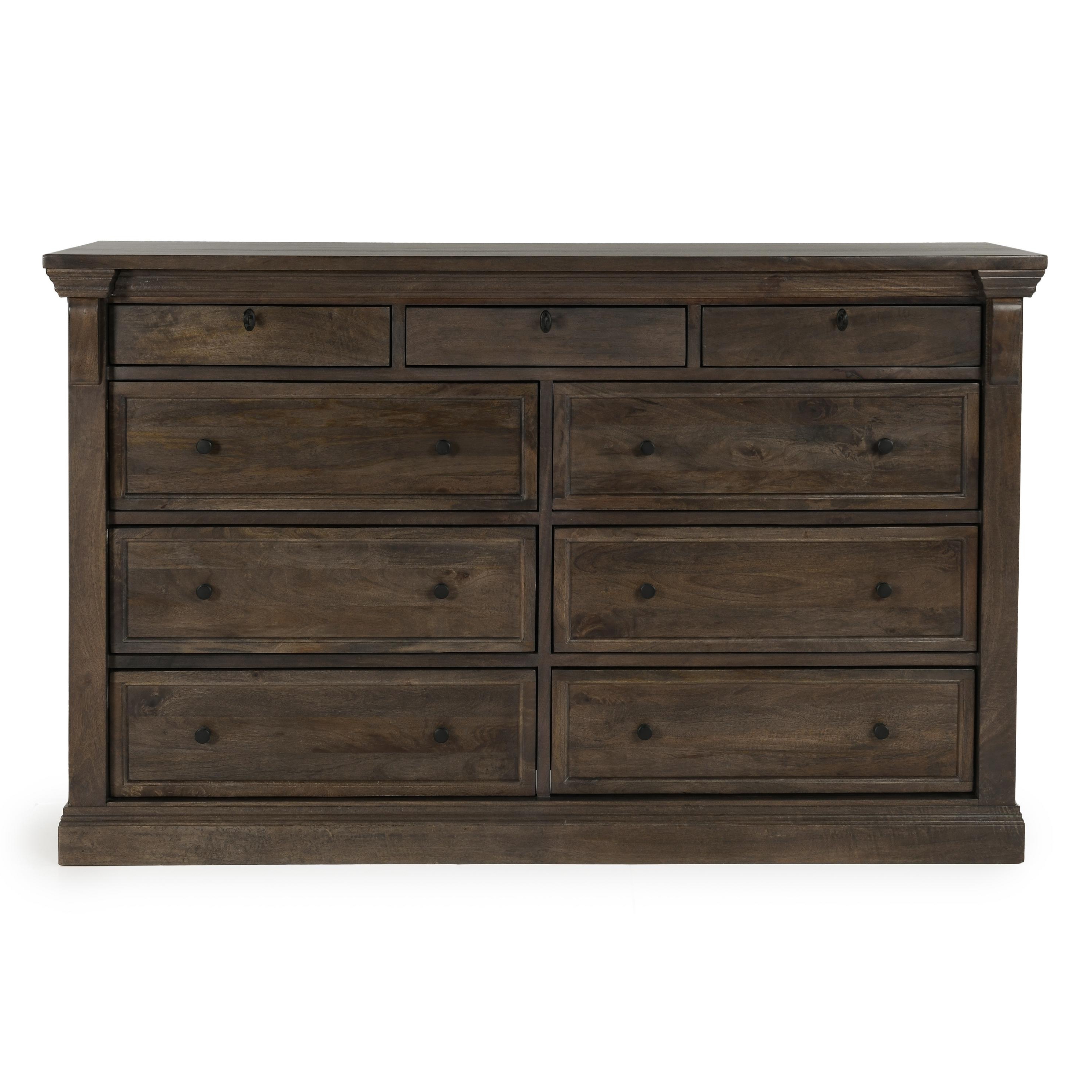 Adelaide Wood 9Dwr Dresser Cocoa Brown - Image 1