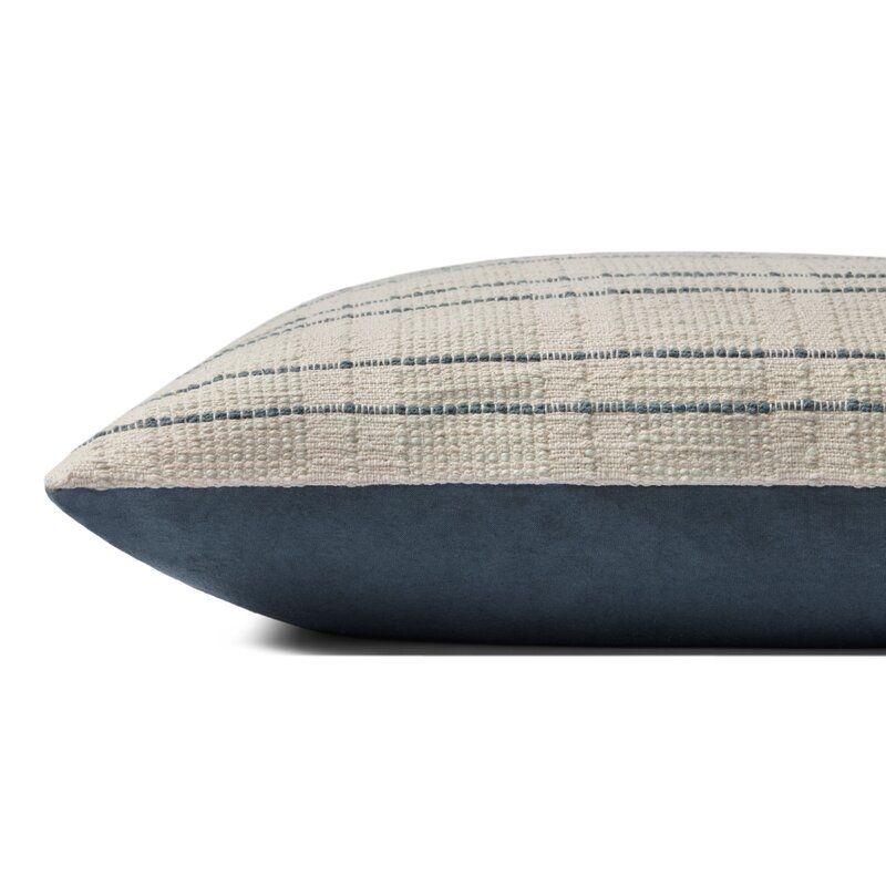 Belmont Square Pillow Cover & Insert, Down Fill, 22" x 22" - Image 5