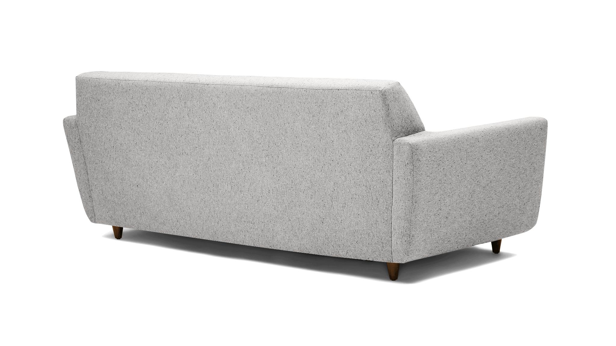Gray Hughes Mid Century Modern Sleeper Sofa - Sunbrella Premier Fog - Mocha - Image 3