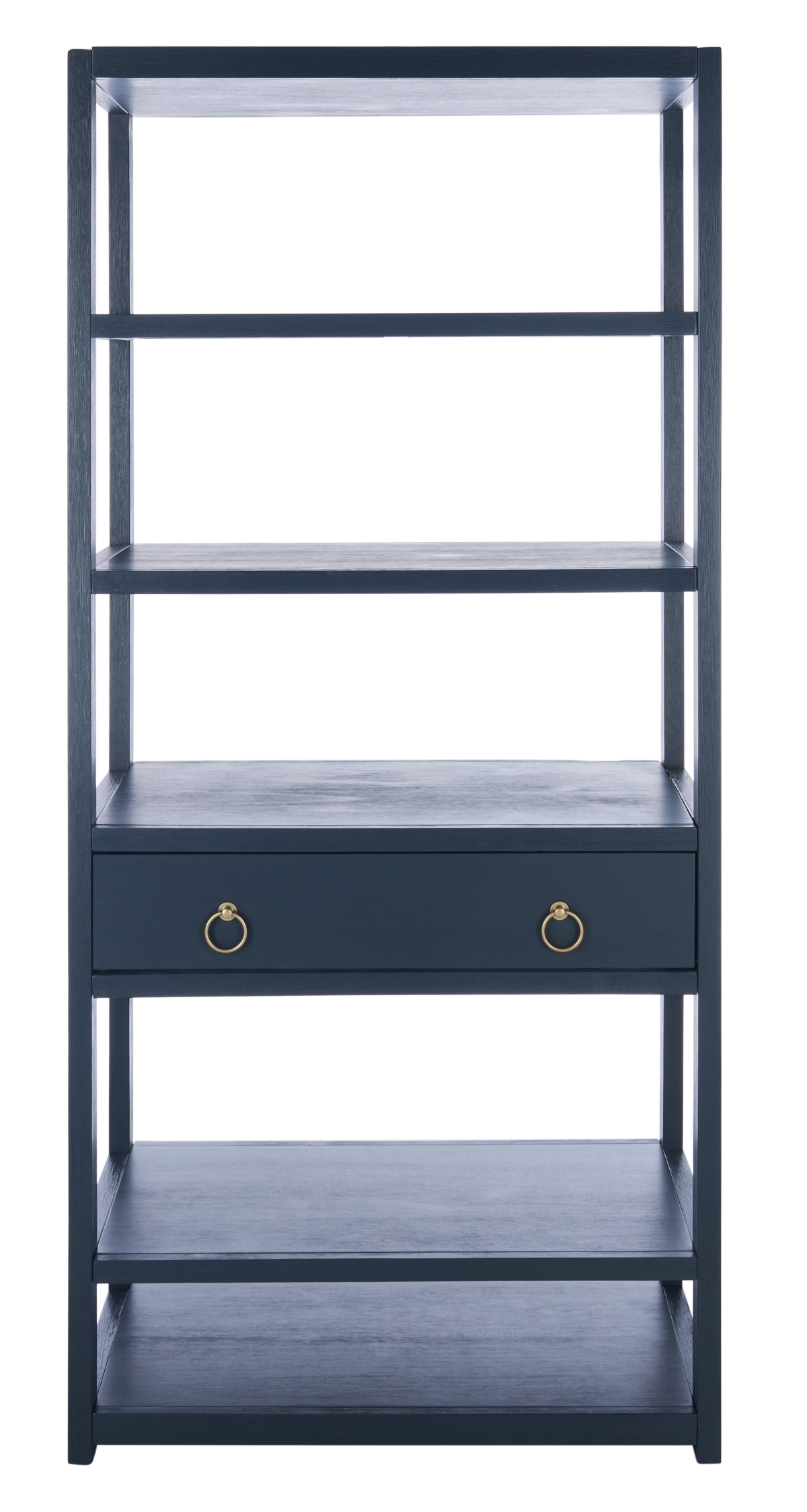 Johni 1 Drawer 5 Shelf Etagere - Navy - Safavieh - Image 0