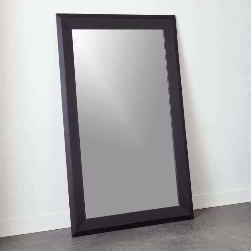 Good From All Angles Black Floor Mirror 48"x78" - Image 1