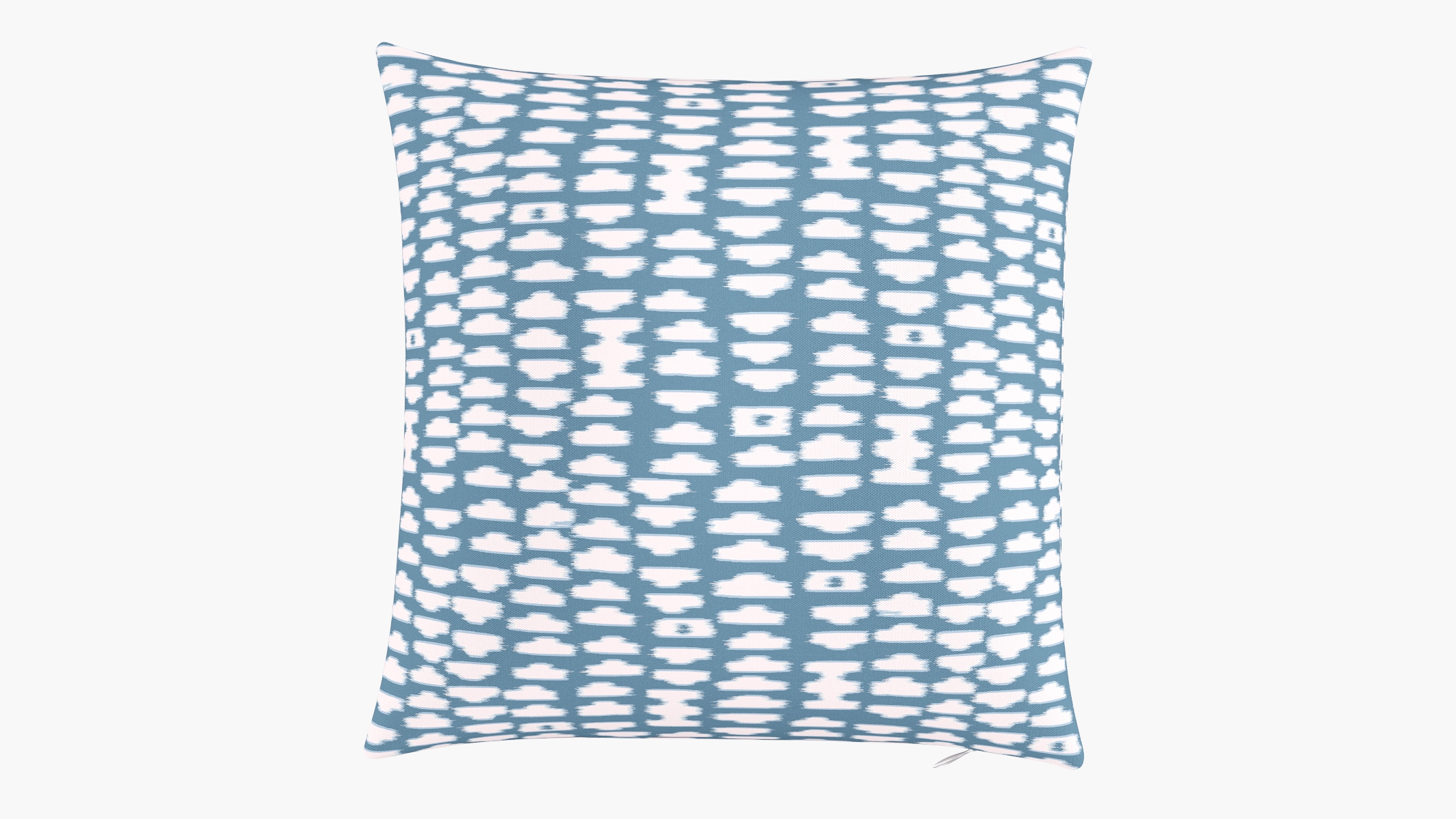 Throw Pillow 18", Dusty Blue Odalisque, 18" x 18" - Image 0