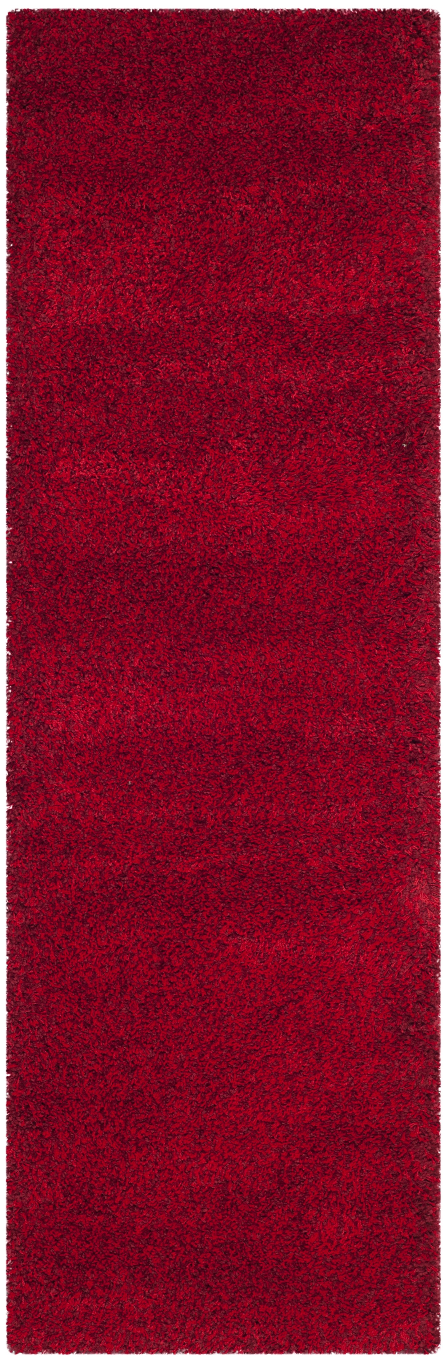 Arlo Home Woven Area Rug, SGN725-4040, Red,  2' 3" X 7' - Image 0
