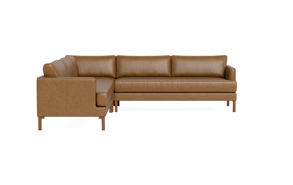 Winslow Leather 4-Seat Corner Sectional - Image 0