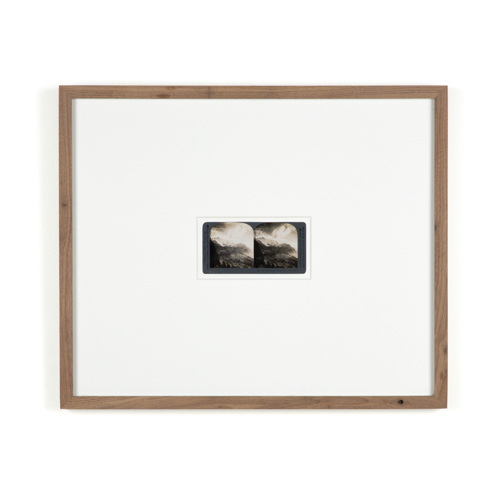 Swiss Alps by Gold Rush Art Co - Rustic 1.5 Walnut - Image 0