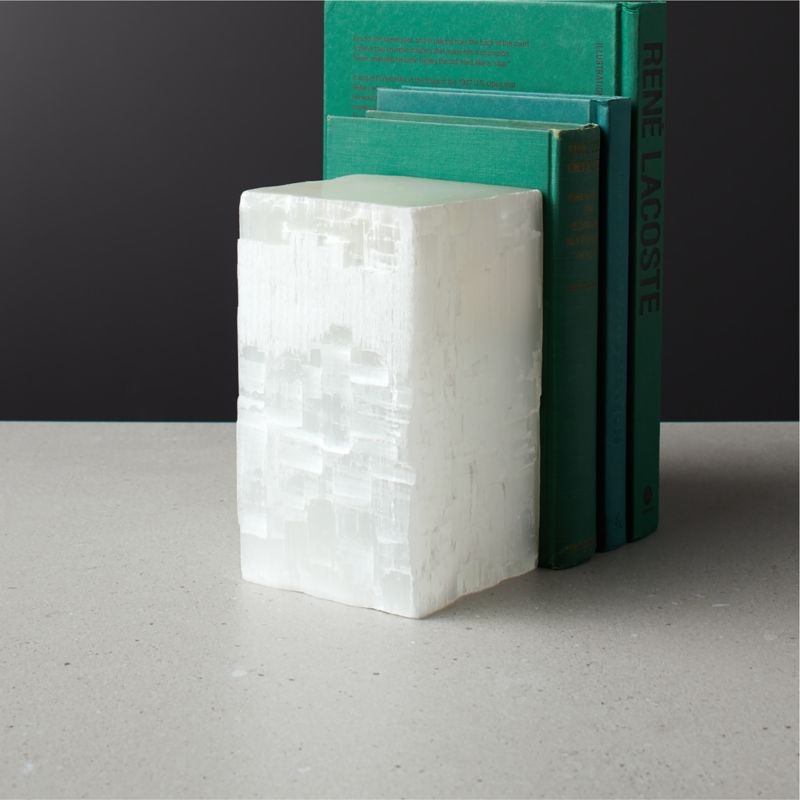 Selenite Bookend - Image 1