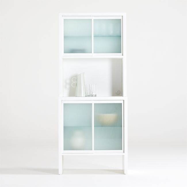 Stad Small Space Cabinet with Hutch - Image 0