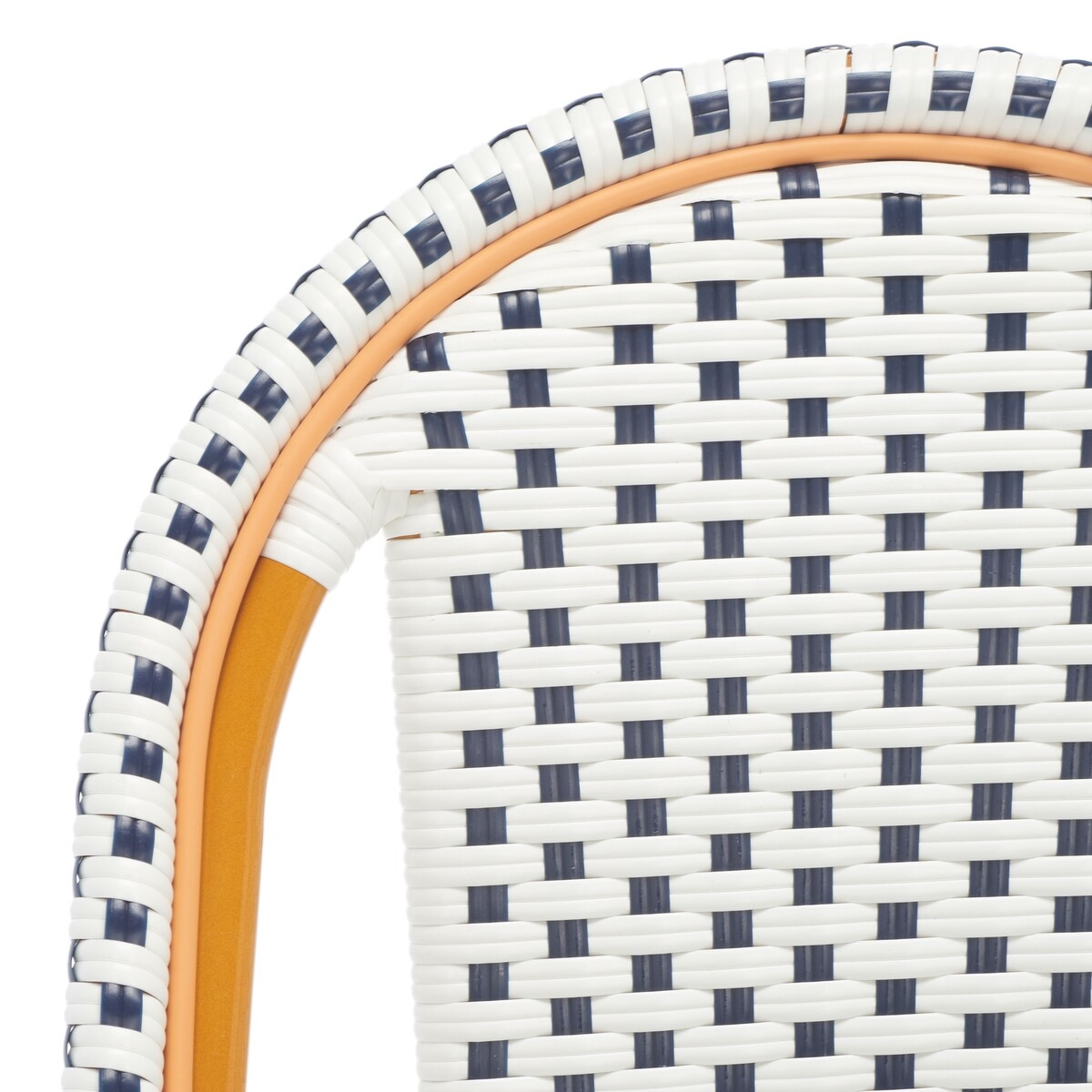 California Side Chair - White/Navy - Safavieh - Image 2