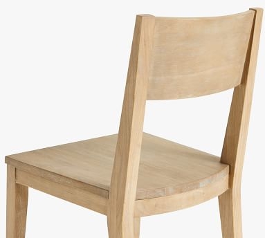 Menlo Wood Dining Chair, Bone White - Image 3
